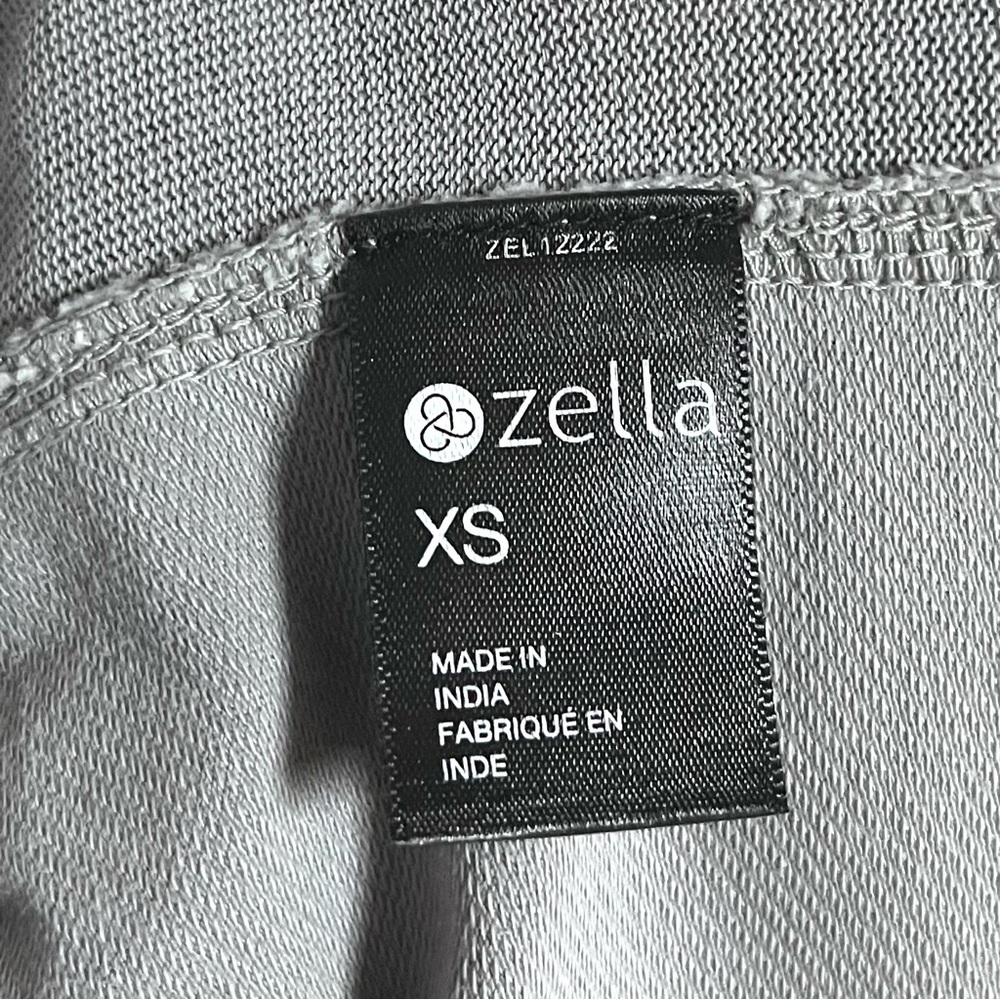 Zella Organic Cotton Shorts Cuffed Hem Drawstring XS Athleisure Granola Girl Gym - Picture 9 of 15